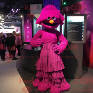 Postava maskota Magenta...
