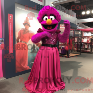 Disfraz de mascota Magenta...