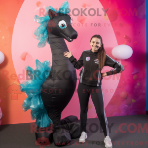 Black Sea Horse mascot...