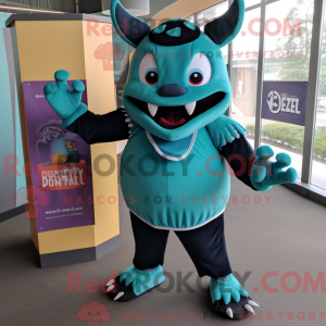 Teal Devil máscara de...