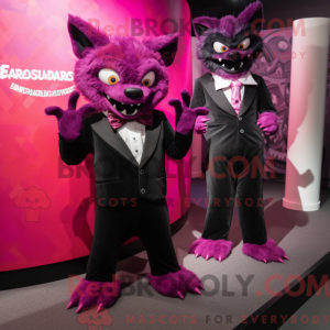 Magenta Chupacabra mascot...