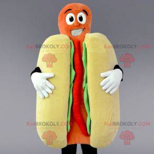 Kæmpe hotdog maskot. Fastfood kostume - Redbrokoly.com