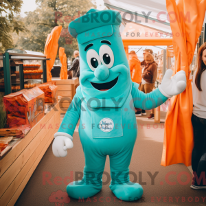 Turquoise Currywurst...