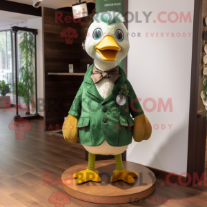 Forest Green Gosling mascot...