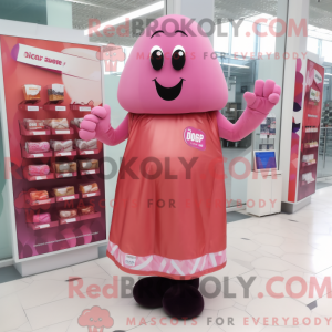 Pink Chocolates mascot...