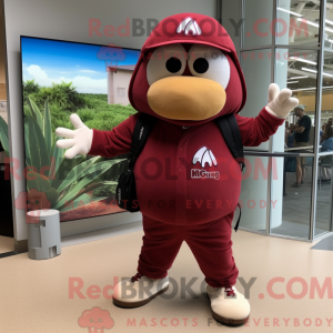 Maroon Mango Maskottchen...
