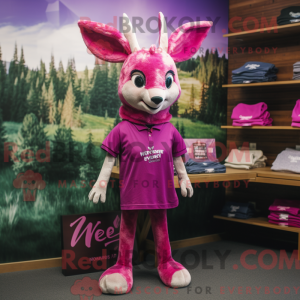 Disfraz de mascota Magenta...