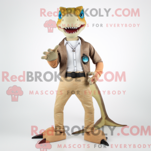 Tan Dimorphodon maskot...