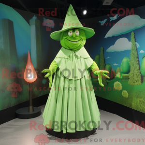 Postava maskota Lime Green...