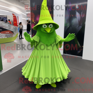Postava maskota Lime Green...