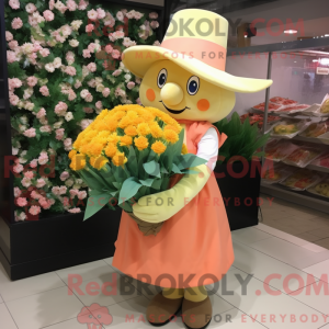 Peach Bouquet Of Flowers...