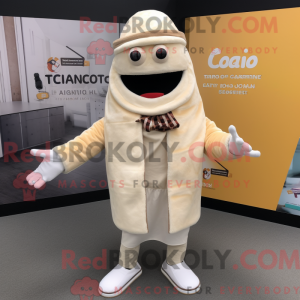 Cream Tacos mascot costume...