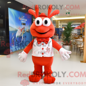 Disfraz de mascota Lobster...