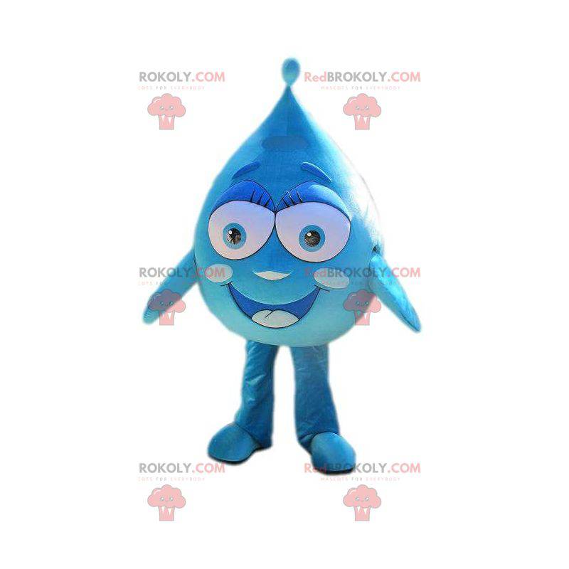 Obří a usměvavý modrý pokles maskot - Redbrokoly.com Obří a usměvavý modrý pokles maskot - Redbrokoly.com