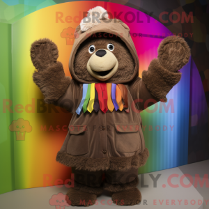 Brown Rainbow mascot...
