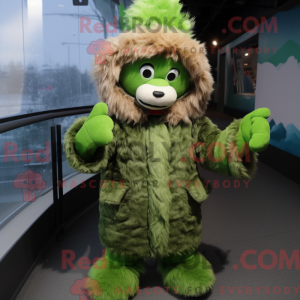 Green Cod maskot kostume...