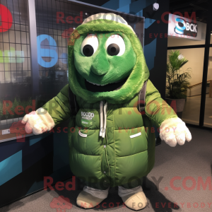 Green Cod maskot kostume...