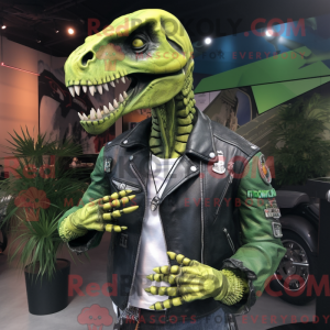 Limegrønn Allosaurus...