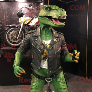 Limegrønn Allosaurus...
