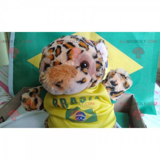 Flekkete cheetah leopard baby tiger maskot - Redbrokoly.com