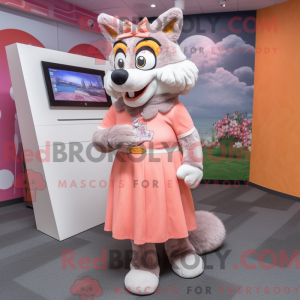 Costume de mascotte Peach...