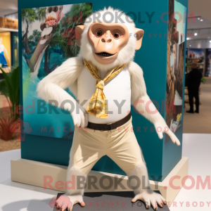 Hvit Capuchin Monkey...