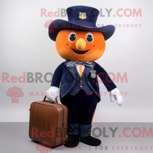 Navy Pumpkin Maskottchen...