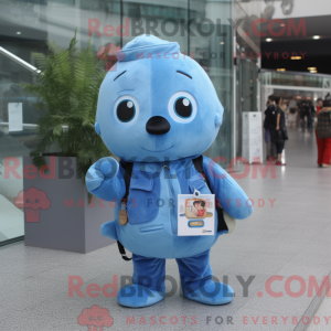 Sky Blue Seal mascot...