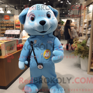 Postava maskota Sky Blue...