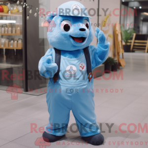 Sky Blue Seal maskot...