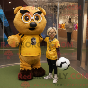 Personaggio mascotte Gold...