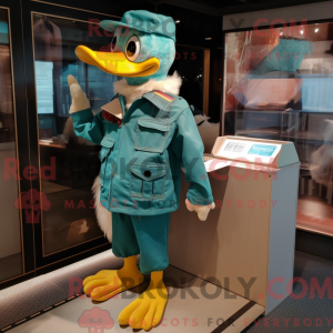 Máscara Teal Duck com...