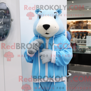 Postava maskota Sky Blue...