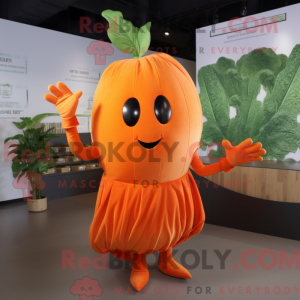 Orange Beet Maskottchen...