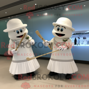 Cream Ice Hockey Stick...