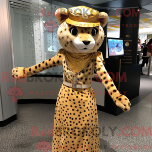 Costume mascotte de guépard...