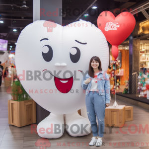 White Heart Shaped Balloons...