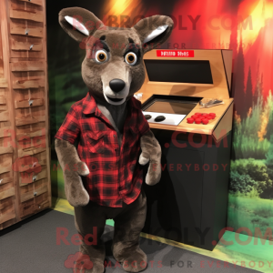 Black Kangaroo mascot...