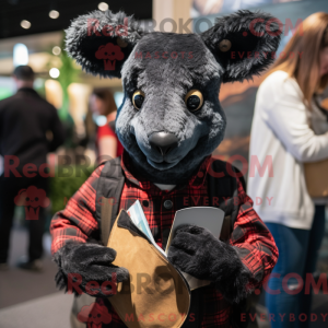 Black Kangaroo mascot...