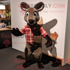 Black Kangaroo mascot...