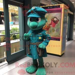 Türkises Green Beret...
