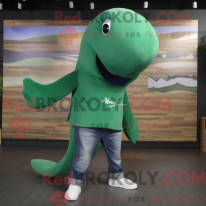Forest Green Whale maskot...
