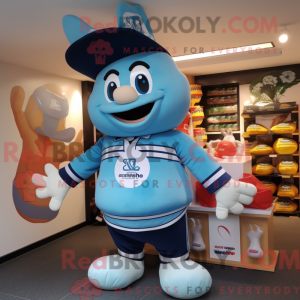 Costume de mascotte de Cyan...