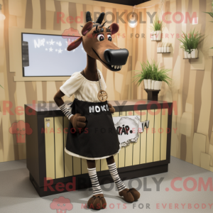 Disfraz de mascota Okapi...