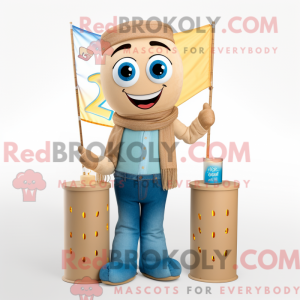 Tan Scented Candle maskot...