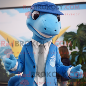 Disfraz de mascota Sky Blue...