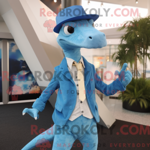 Disfraz de mascota Sky Blue...