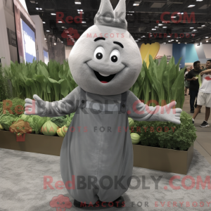 Grijze ui mascottekostuum...