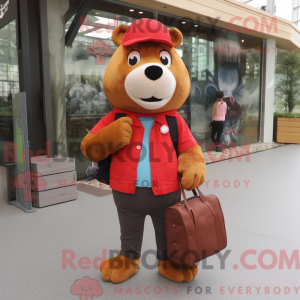 Maskotka Red Beaver w...