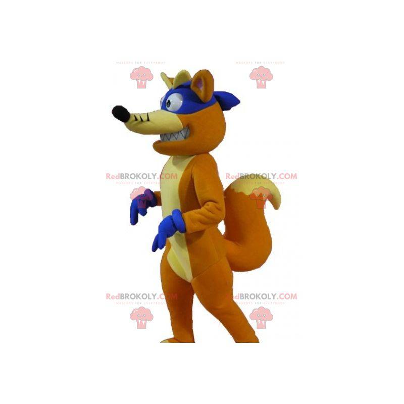Mascot Chipeur famoso zorro en Dora la exploradora -
